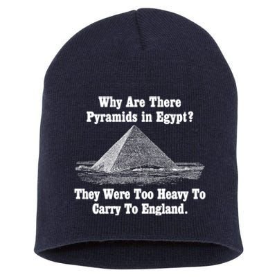 Why Are There Pyramids In Egypt? Short Acrylic Beanie