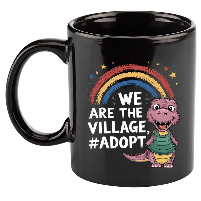 We Are The Village Adopt 11oz C Handle Ceramic Mug