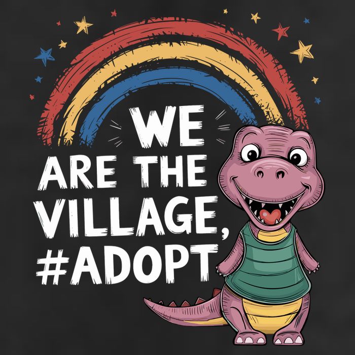 We Are The Village Adopt 11oz C Handle Ceramic Mug