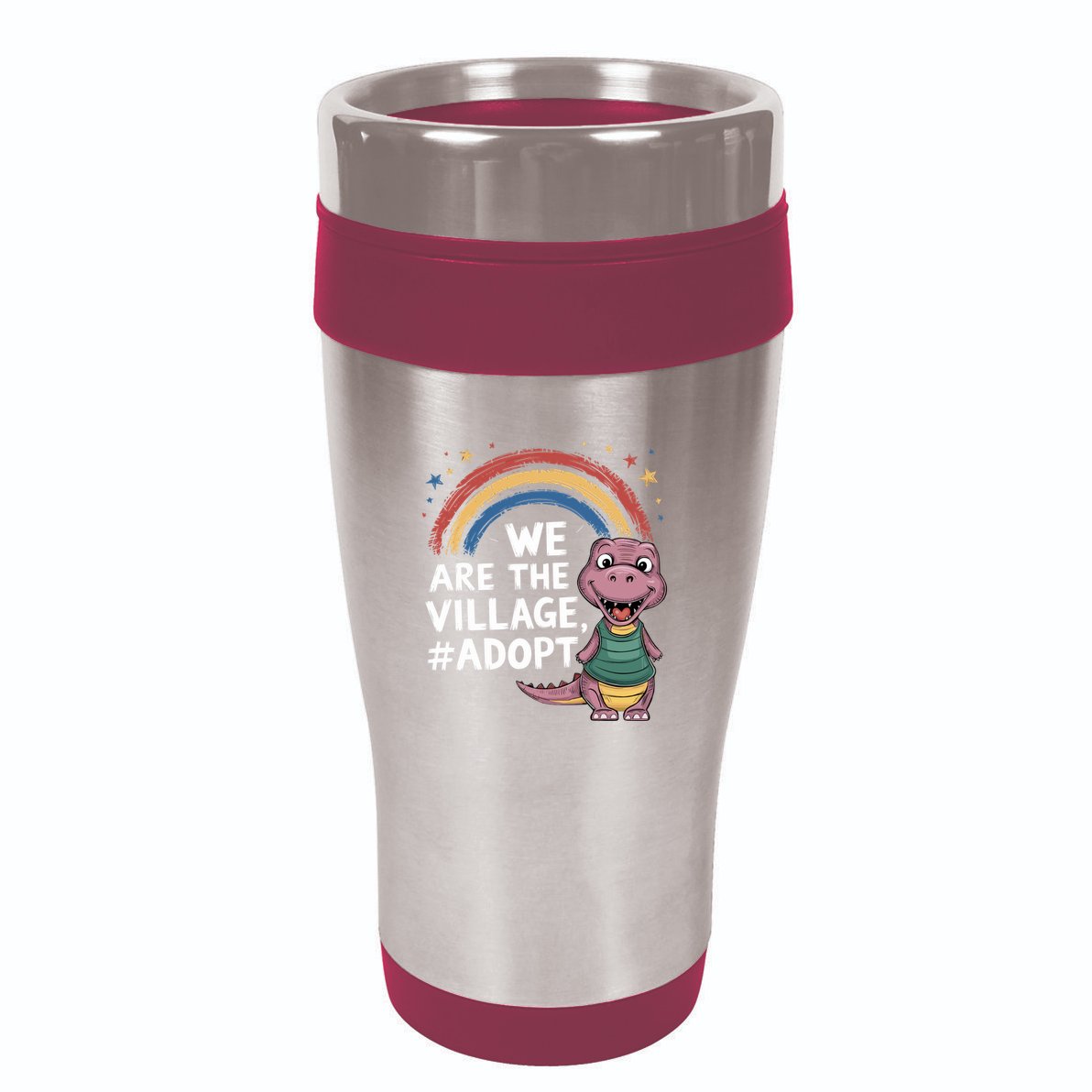 We Are The Village Adopt 16oz Travel Tumbler