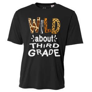 Wild about Third Grade Teacher Student First Day Of School Cooling Performance Crew T-Shirt