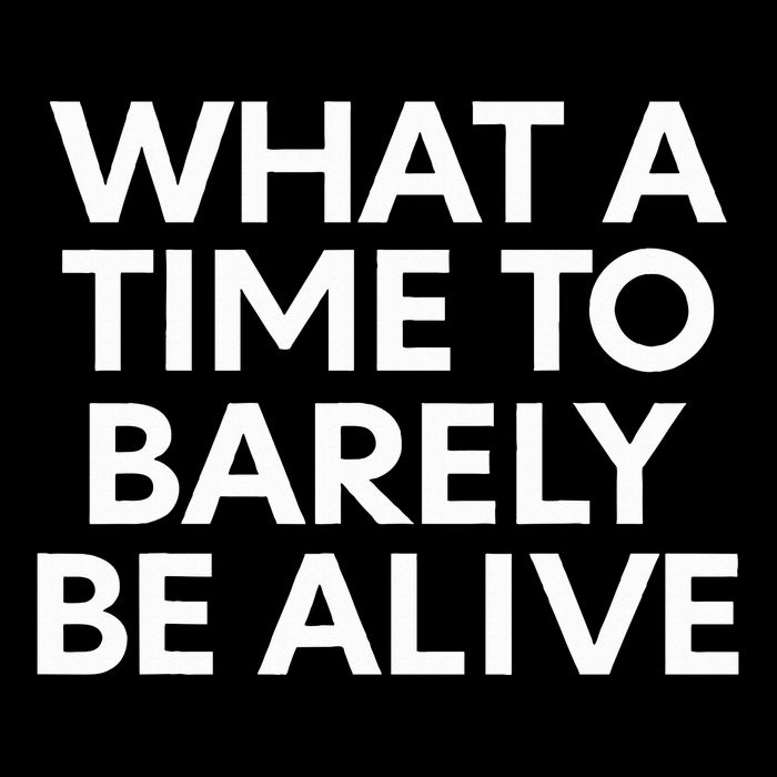 What A Time To Barely Be Alive Poster