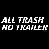 Whiskeybizswag All Trash No Trailer 7-Panel Snapback Hat