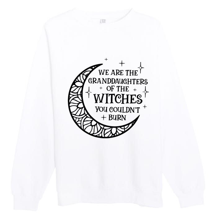 We Are The Granddaughters Of The Witches You Could Not Burn Premium Crewneck Sweatshirt