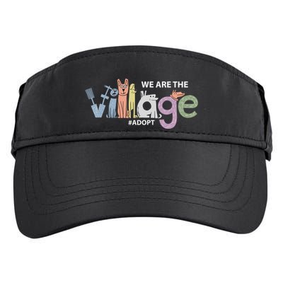 We Are The Village Adopt Adult Drive Performance Visor
