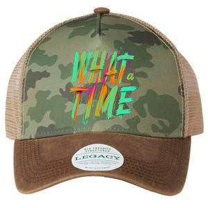 What A Time Legacy Tie Dye Trucker Hat