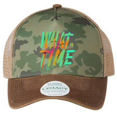 What A Time Legacy Tie Dye Trucker Hat