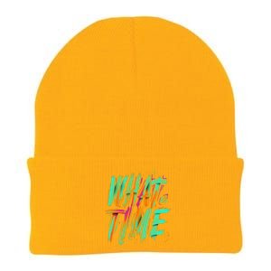 What A Time Knit Cap Winter Beanie