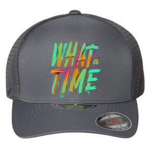 What A Time Flexfit Unipanel Trucker Cap