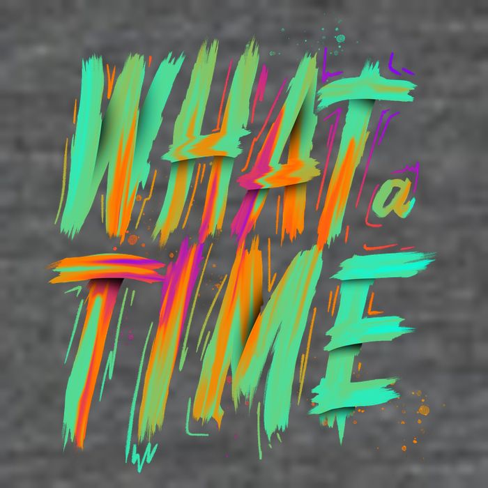 What A Time V-Neck T-Shirt