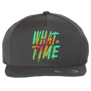 What A Time Wool Snapback Cap