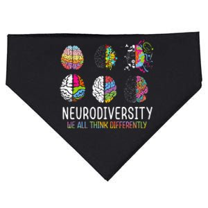 We All Think Differently Neurodiversity USA-Made Doggie Bandana