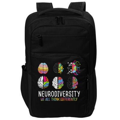 We All Think Differently Neurodiversity Impact Tech Backpack