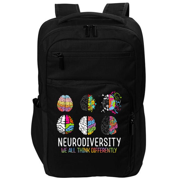 We All Think Differently Neurodiversity Impact Tech Backpack