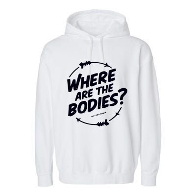 Where Are The Bodies Orange Garment-Dyed Fleece Hoodie