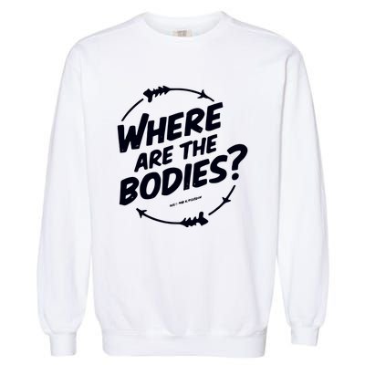 Where Are The Bodies Orange Garment-Dyed Sweatshirt