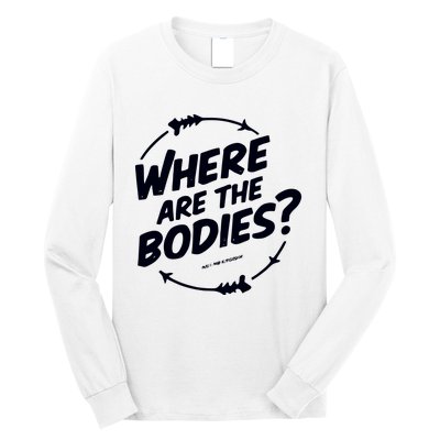 Where Are The Bodies Orange Long Sleeve Shirt