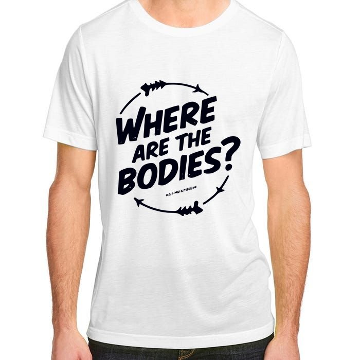 Where Are The Bodies Orange Adult ChromaSoft Performance T-Shirt