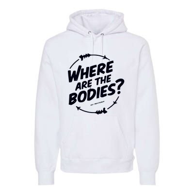 Where Are The Bodies Orange Premium Hoodie