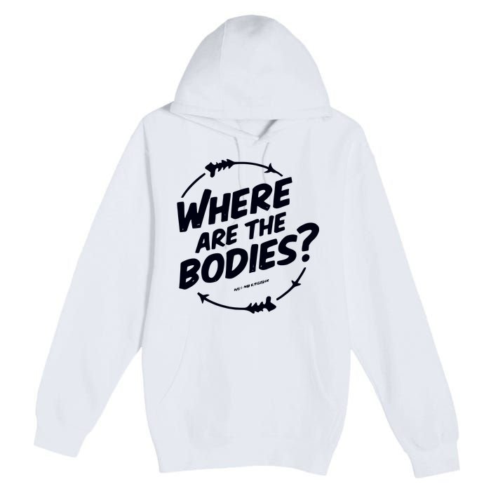 Where Are The Bodies Orange Premium Pullover Hoodie