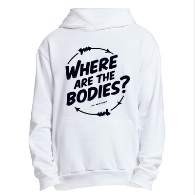 Where Are The Bodies Orange Urban Pullover Hoodie