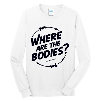 Where Are The Bodies Orange Tall Long Sleeve T-Shirt