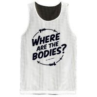 Where Are The Bodies Orange Mesh Reversible Basketball Jersey Tank