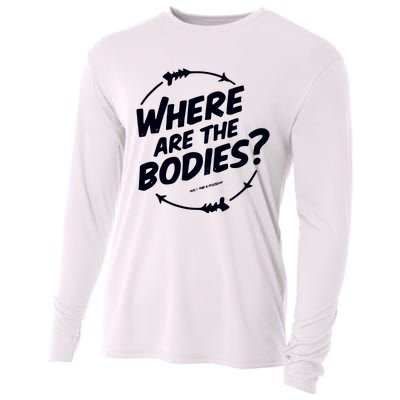 Where Are The Bodies Orange Cooling Performance Long Sleeve Crew