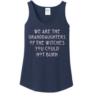 We Are The Granddaughters Of Witches Ladies Essential Tank