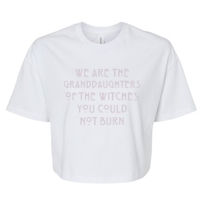 We Are The Granddaughters Of Witches Bella+Canvas Jersey Crop Tee