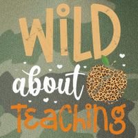 Wild About Teaching Teacher Back to School Leopard Print Legacy Tie Dye Trucker Hat