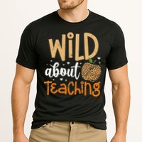 Wild About Teaching Teacher Back to School Leopard Print Performance Shirt