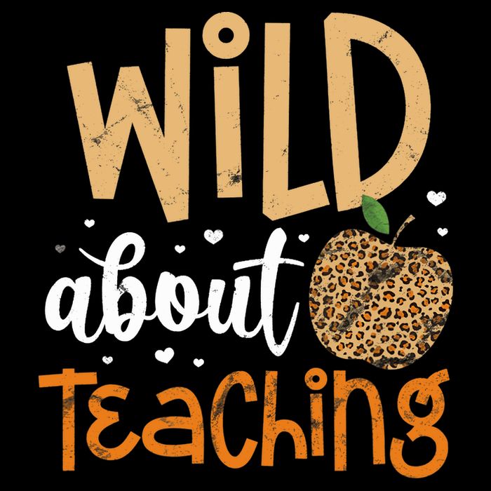 Wild About Teaching Teacher Back to School Leopard Print 16 in Basic Backpack