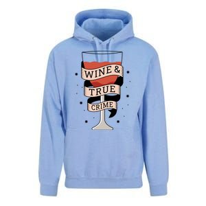 Wine And True Crime Unisex Surf Hoodie