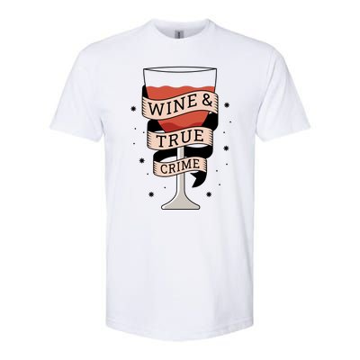 Wine And True Crime Softstyle® CVC T-Shirt