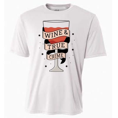 Wine And True Crime Cooling Performance Crew T-Shirt