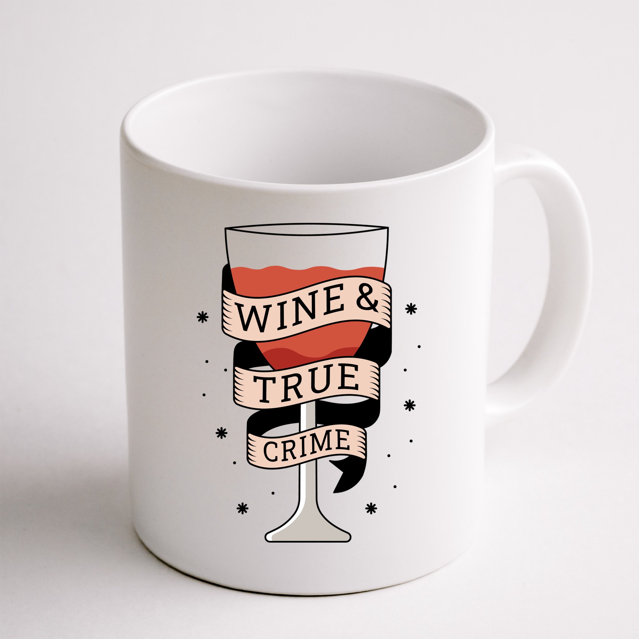 Wine And True Crime Mug