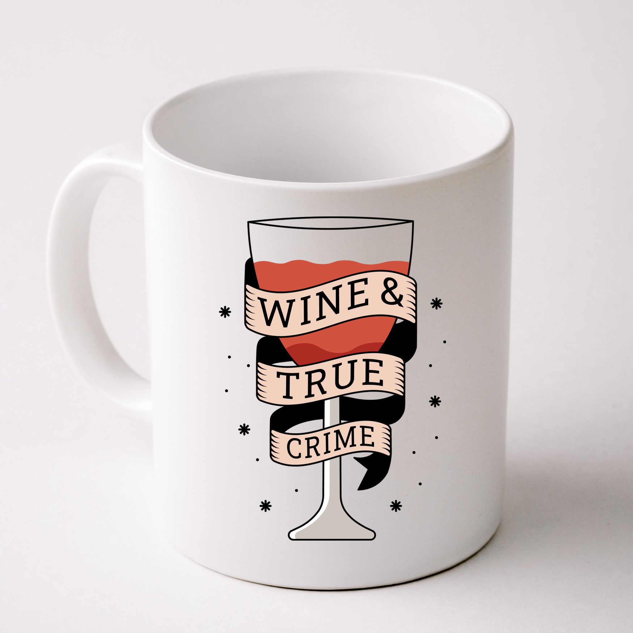 Wine And True Crime Mug