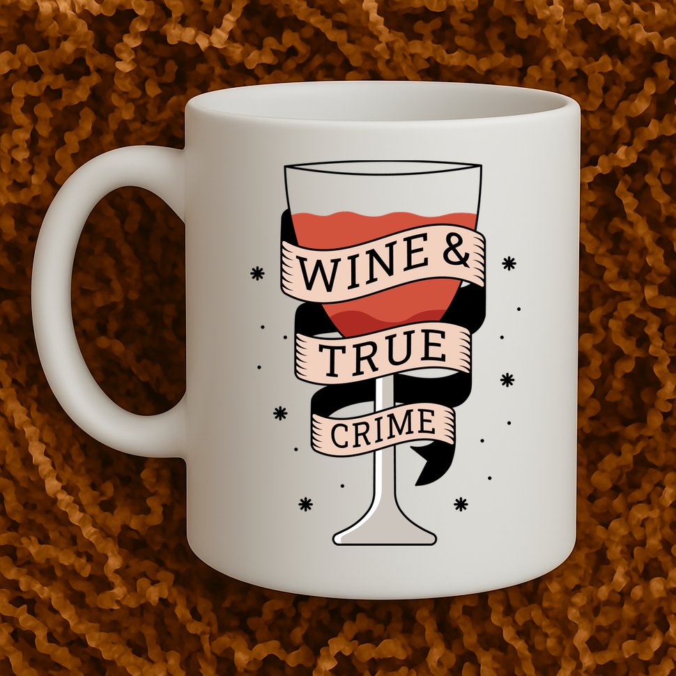 Wine And True Crime Mug