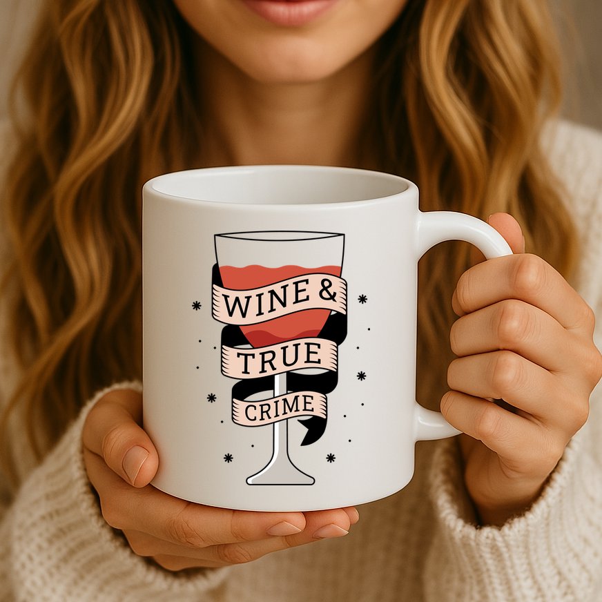 Wine And True Crime Mug