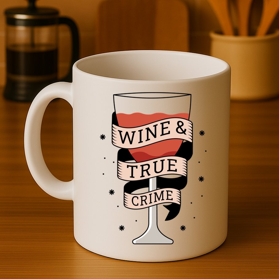 Wine And True Crime Mug