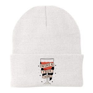 Wine And True Crime Knit Cap Winter Beanie