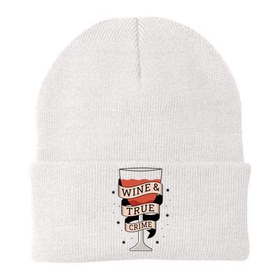 Wine And True Crime Knit Cap Winter Beanie