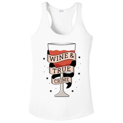 Wine And True Crime Ladies PosiCharge Competitor Racerback Tank