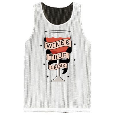 Wine And True Crime Mesh Reversible Basketball Jersey Tank