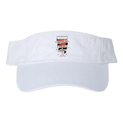 Wine And True Crime Valucap Bio-Washed Visor