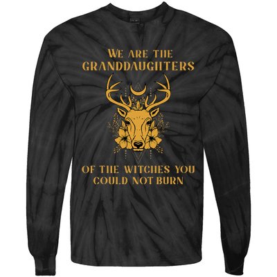 We Are The Granddaughters Of The Witches You Could Not Burn Tie-Dye Long Sleeve Shirt