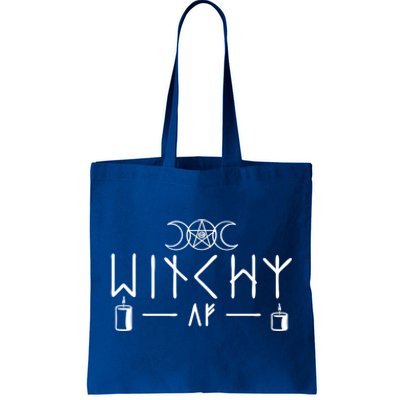 Witchy Af Three Moons Wicca Cool Gift Tote Bag