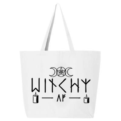 Witchy Af Three Moons Wicca Cool Gift 25L Jumbo Tote