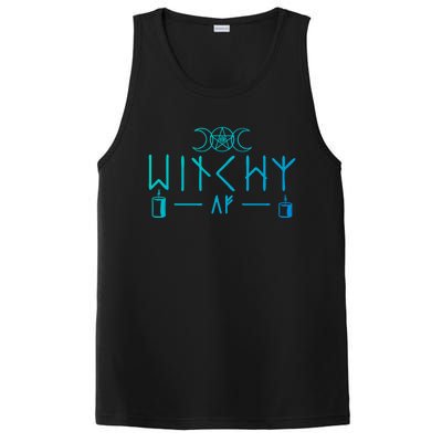 Witchy Af Three Moons Wicca Cool Gift PosiCharge Competitor Tank